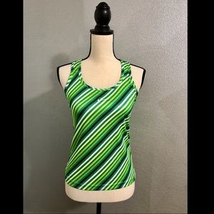 NWOT Nike Green Workout Tank w/built-in-bra